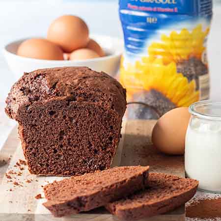 Plumcake al cioccolato veloce