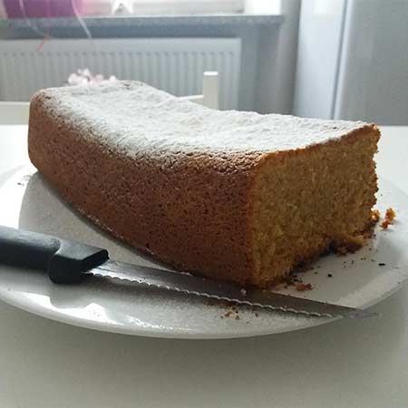 Plumcake al limone con farina d'avena