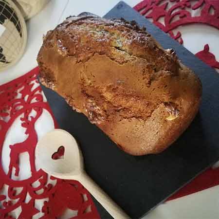 Plumcake banane, noci e cannella