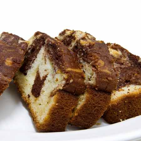 Plumcake bicolore caffè e cioccolato