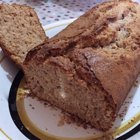 Plumcake integrale alle nocciole