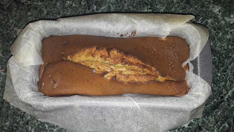 Plumcake integrale con stevia