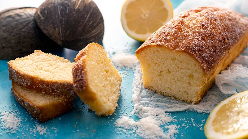 Plumcake limone e cocco