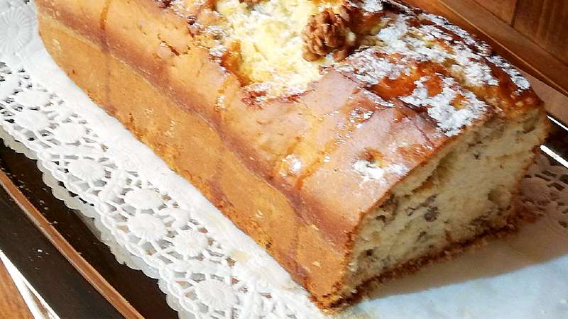 Plumcake noci e miele