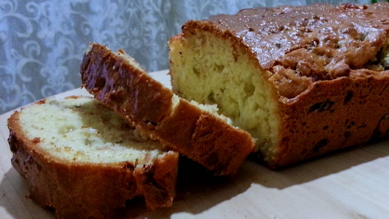 Plumcake olive e prosciutto