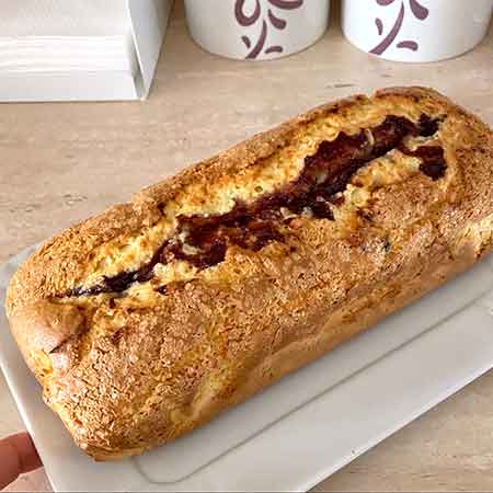 Plumcake Philadelphia e marmellata