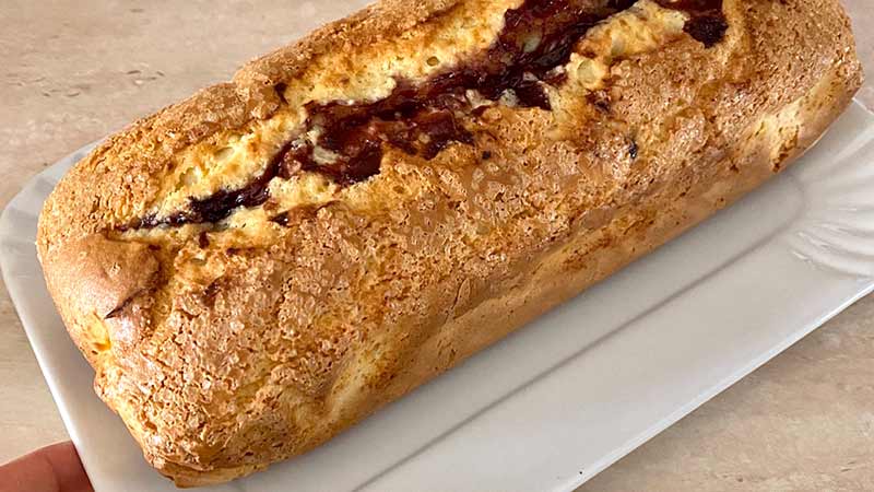 Plumcake Philadelphia e marmellata