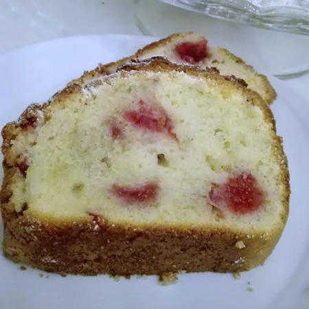 Plumcake ricotta e lamponi