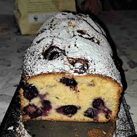 Plumcake skyr e mirtilli