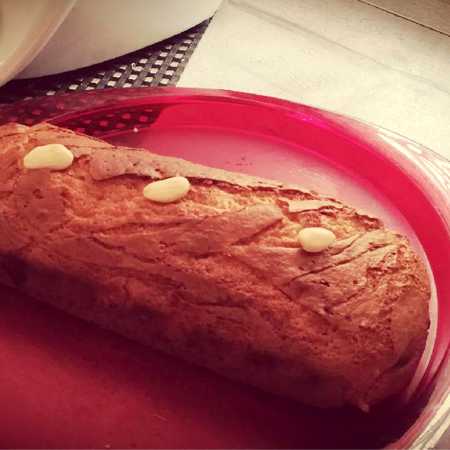 Plumcake variegato all'amarena