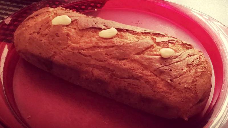 Plumcake variegato all'amarena