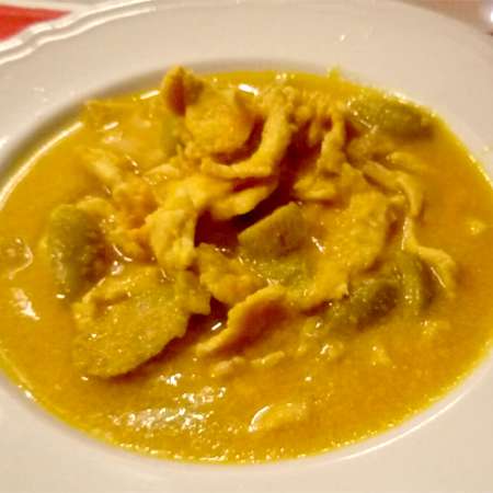 Pollo e zucca alla curcuma