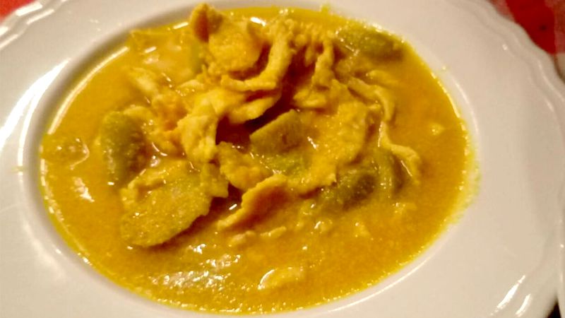 Pollo e zucca alla curcuma