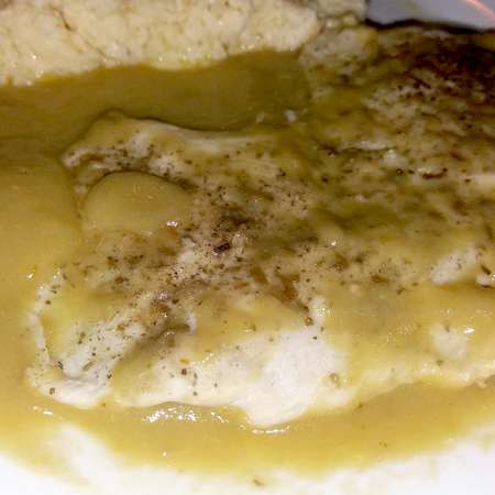 Pollo in crema di piselli al Varoma