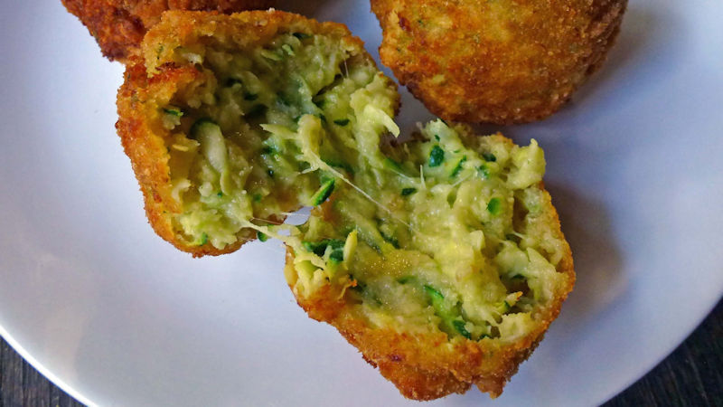 Polpette di zucchine e galbanino