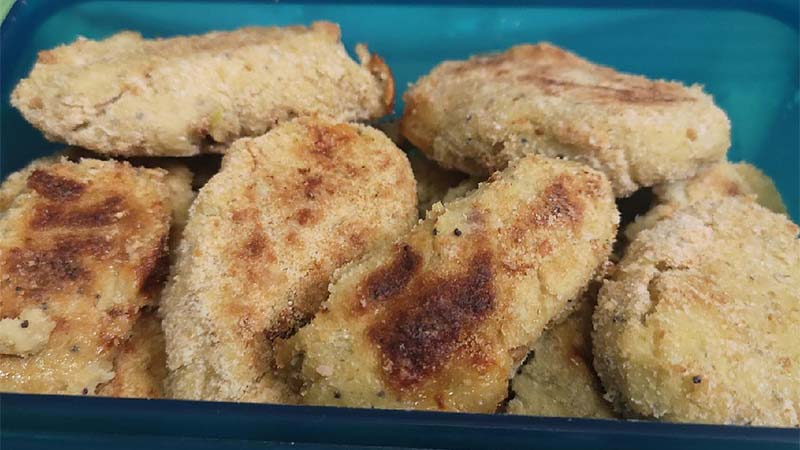 Polpette broccolo e patate con cuore filante