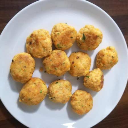 Polpette con farina di lenticchie