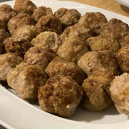 Polpette con salsiccia