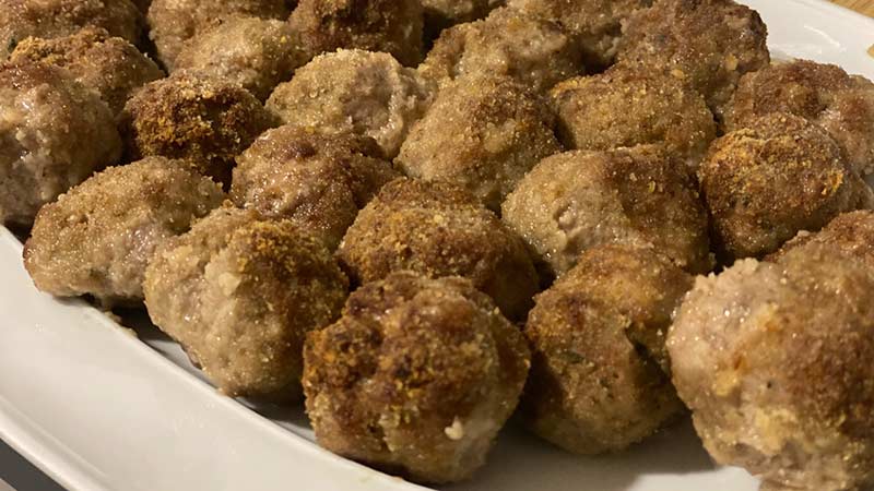 Polpette con salsiccia