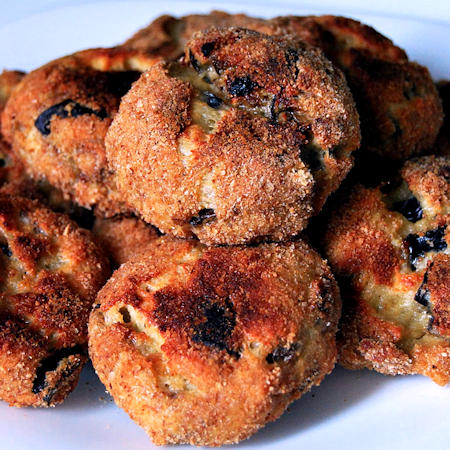 Polpette di melanzane, patate e tonno