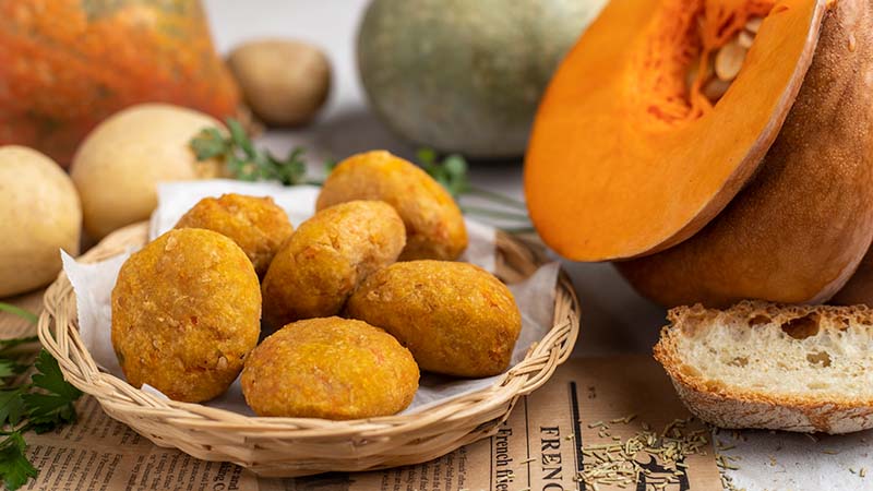 Polpette di patate e zucca