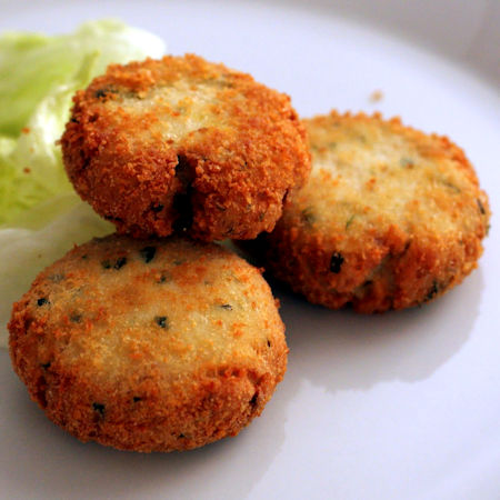 Polpette di pollo e verdure