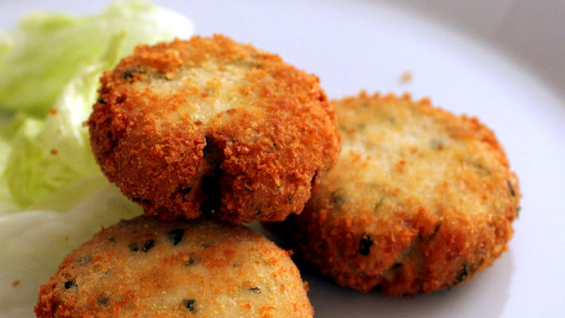 Polpette di pollo e verdure