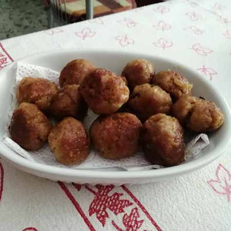 Polpette di prosciutto cotto