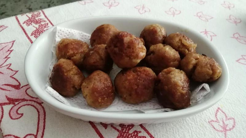 Polpette di prosciutto cotto