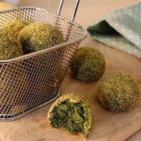 Polpette di spinaci e patate