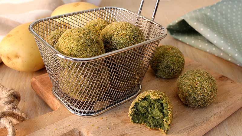 Polpette di spinaci e patate