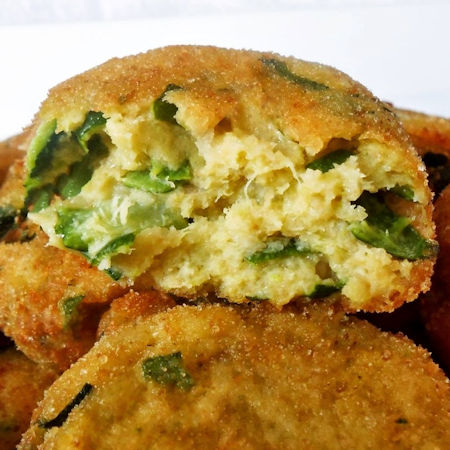 Polpette di zucchine e merluzzo