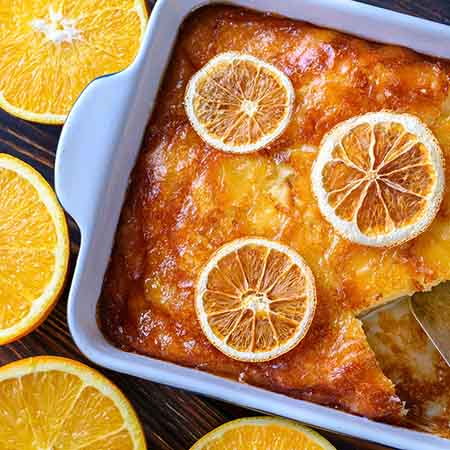 Portokalopita torta greca all'arancia