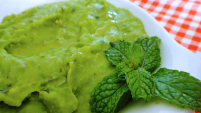 Purè di zucchine e menta