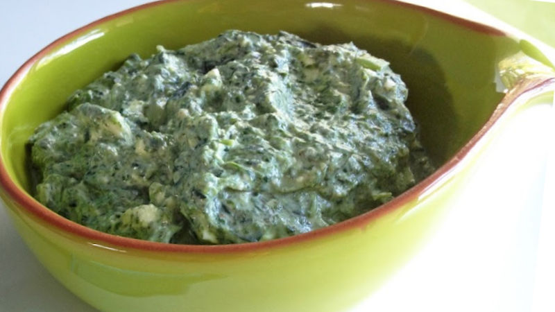 Purè di spinaci