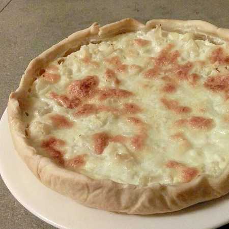 Quiche di cavolfiore e mozzarella