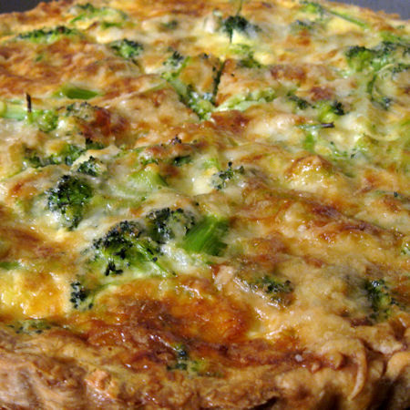 Quiche di cavoli e broccoli