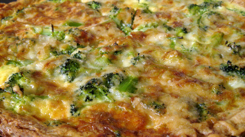 Quiche di cavoli e broccoli