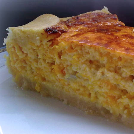 Quiche di zucca e porri