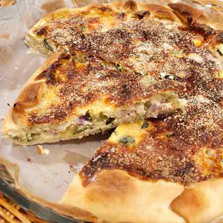 Quiche pancetta e zucchine