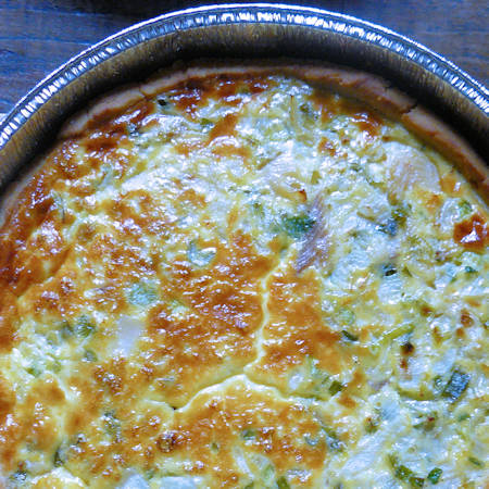 Quiche patate e porri