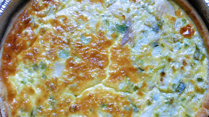 Quiche patate e porri