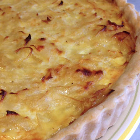 Quiche porri e taleggio