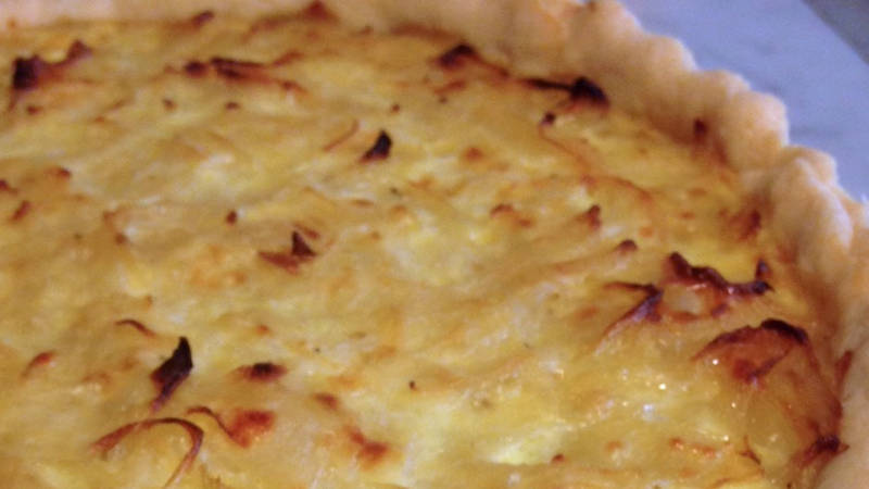 Quiche porri e taleggio