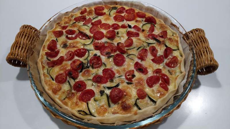 Quiche tricolore