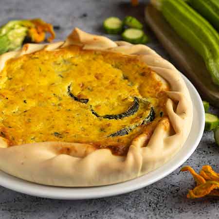 Quiche zucchine e stracchino