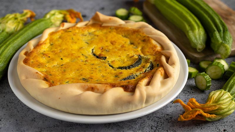 Quiche zucchine e stracchino