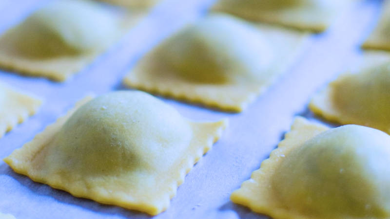 Ravioli di merluzzo