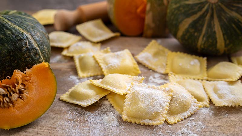 Ravioli di zucca