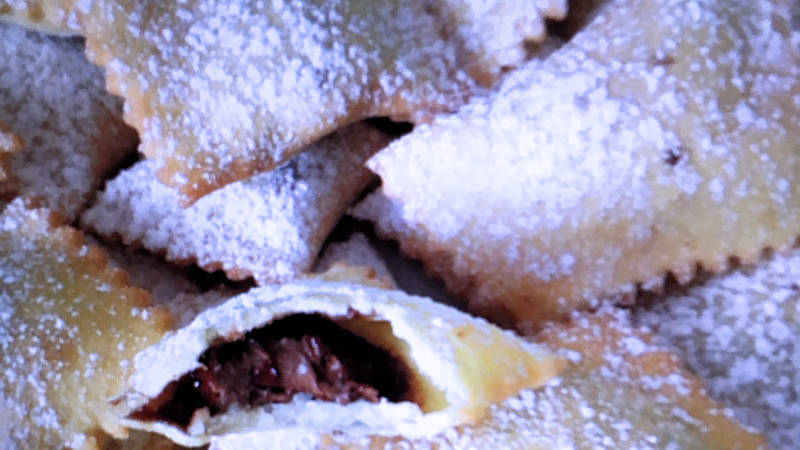 Ravioli dolci con Nutella